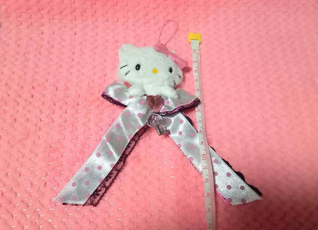 【希少】チャーミーキティ　リボンキーホルダー　ストラップ