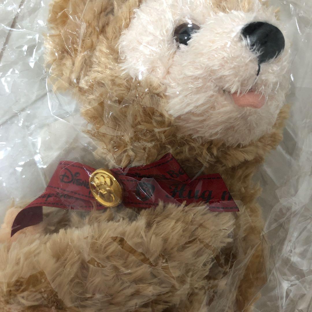 お顔厳選　ぬいぐるみポーチ　ダッフィー　赤リボン　レア