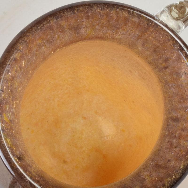 chika613 　岩田藤七作　黄地　耳付花瓶　花生　共箱　N　9177A