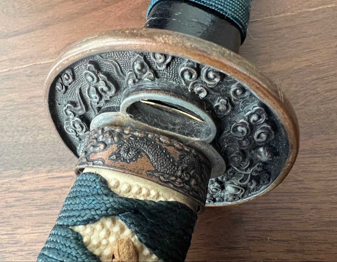 アンティーク模造刀 合金メッキ 刃文 コスプレ 時代劇