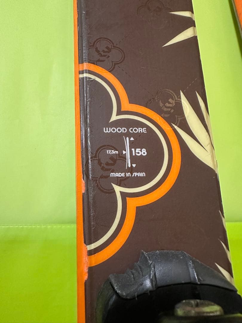 ロシニョール　scratch 竹模様　ROXY フリーライド　ツインチップ