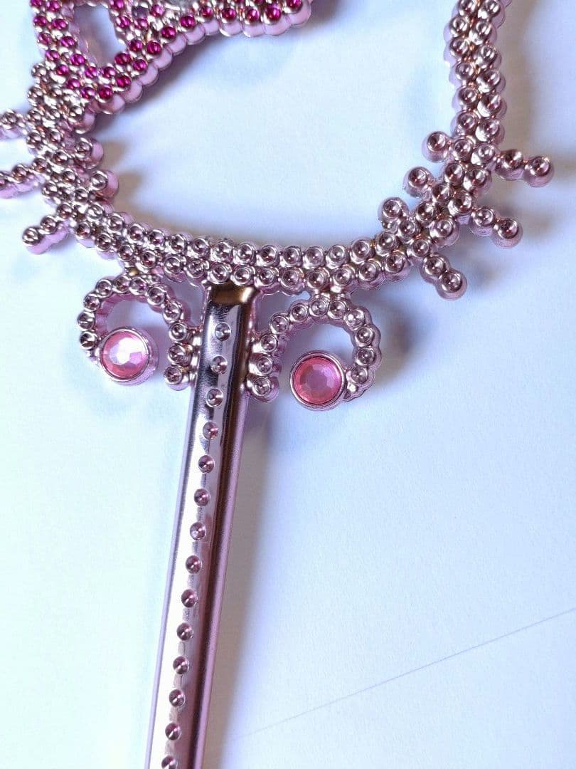 ハローキティ 杖 ステッキ キラキラ ラインストーン ピンク 平成レトロ