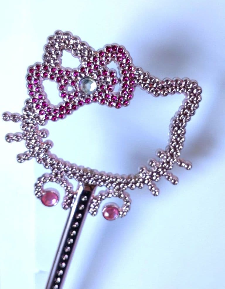 ハローキティ 杖 ステッキ キラキラ ラインストーン ピンク 平成レトロ