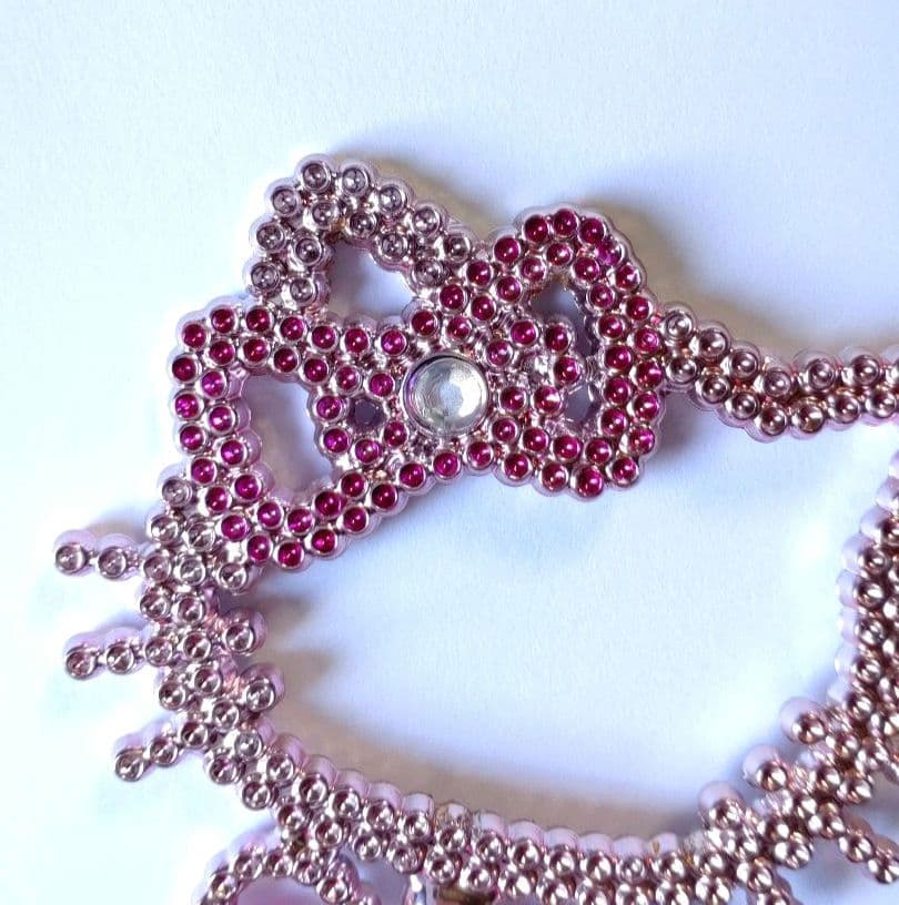 ハローキティ 杖 ステッキ キラキラ ラインストーン ピンク 平成レトロ