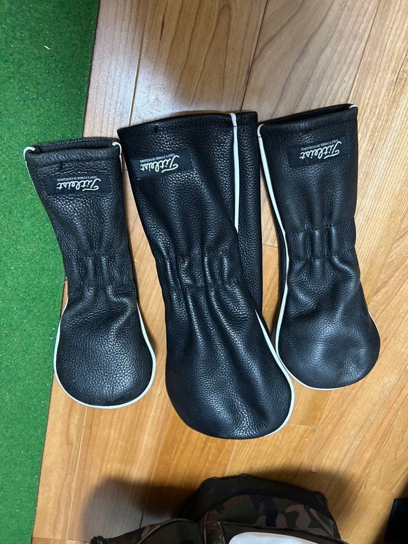 タイトリスト　迷彩　カモ CAMO キャディバッグ ヘッドカバー セット