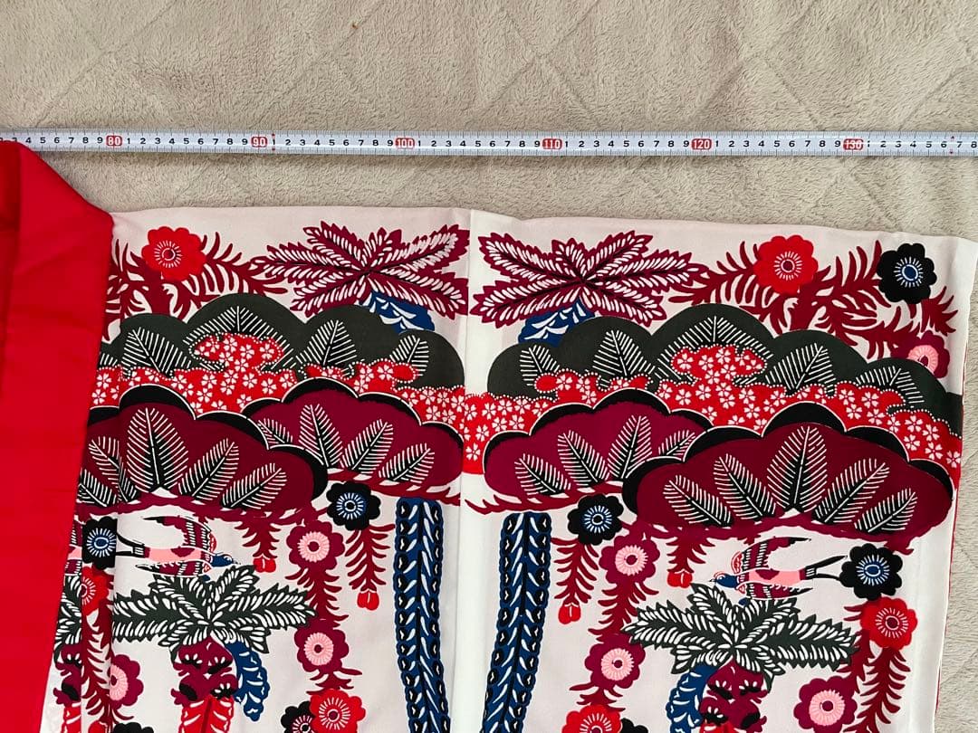 琉球舞踊　衣装　紅型　打掛　沖縄