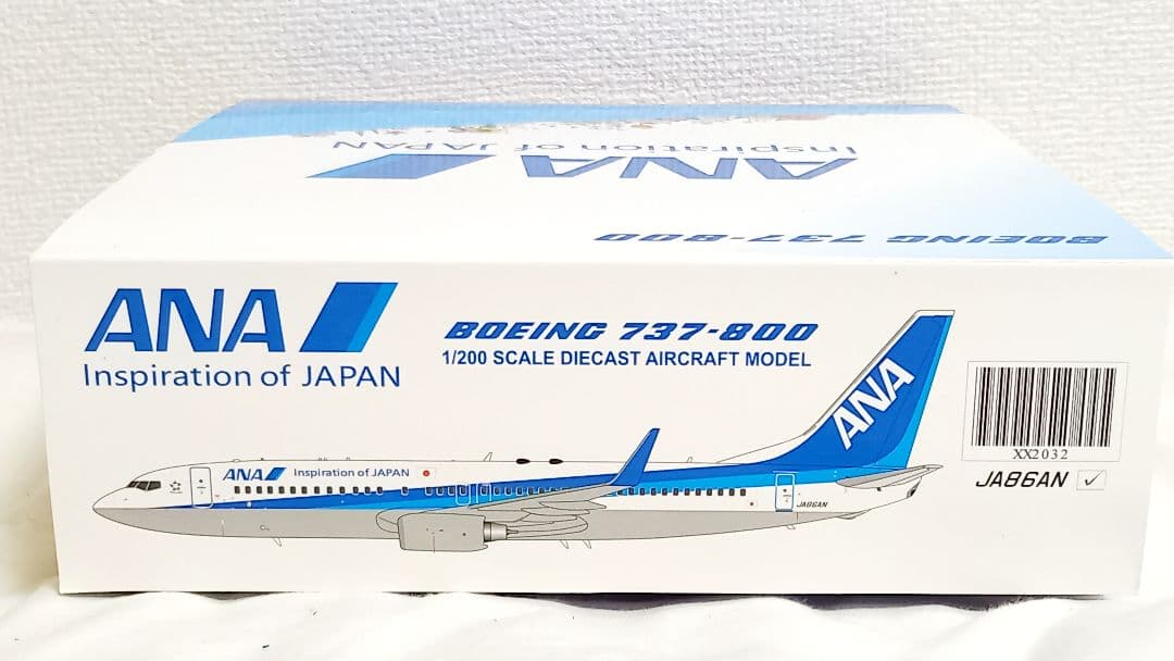 JCwings 1/200 ANA B737-800 JA86AN 完成品