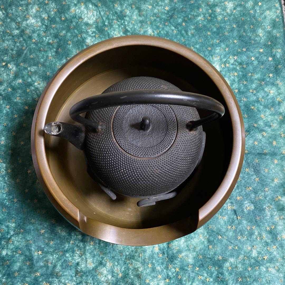 銅火鉢＆五徳＆鉄瓶