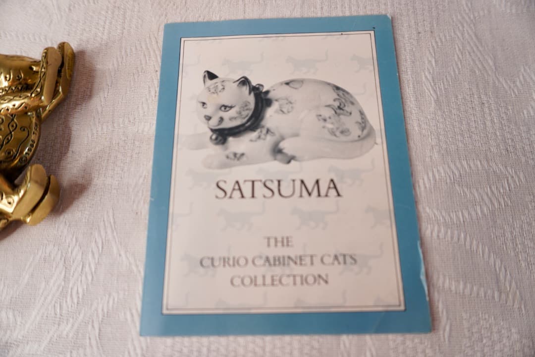 Franklin Mint Curio Cabinet Cats 9体セット