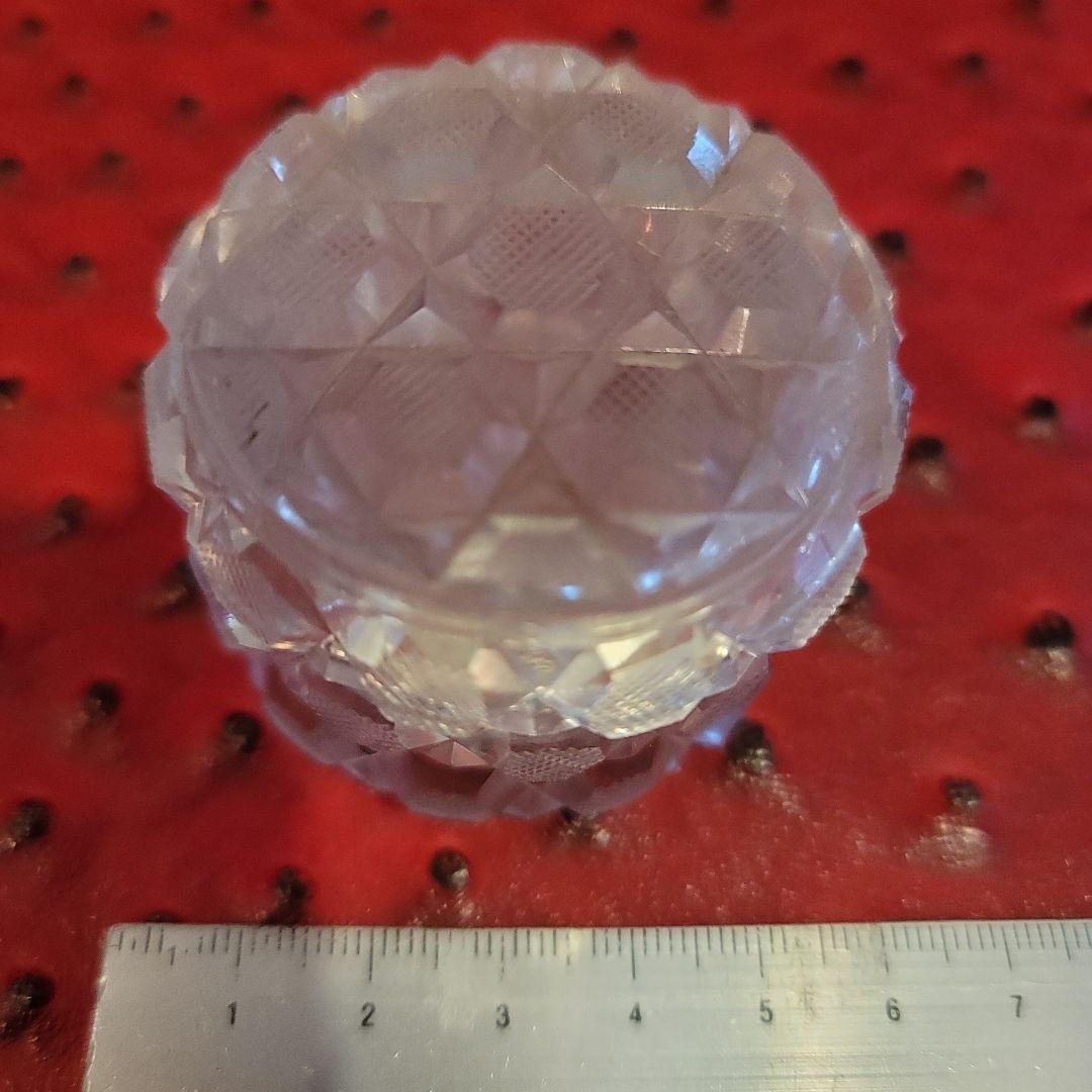 ヴィクトリア朝時代 切子ガラスのピルケース