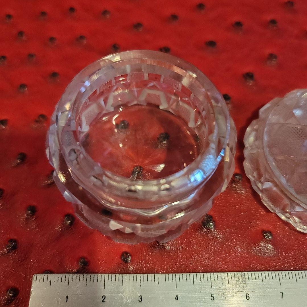 ヴィクトリア朝時代 切子ガラスのピルケース