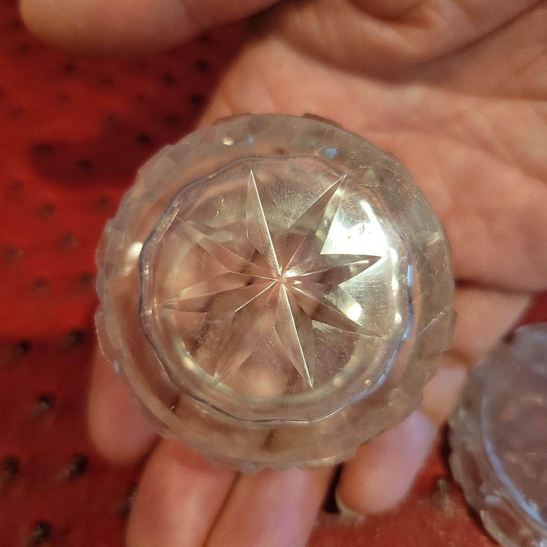 ヴィクトリア朝時代 切子ガラスのピルケース