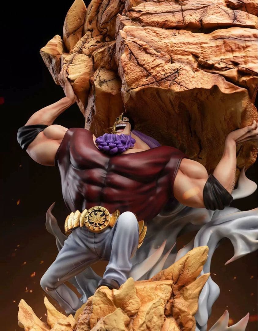 【新品】ワンピース バージェス 黒ひげ 一味 フィギュア ガレージキット