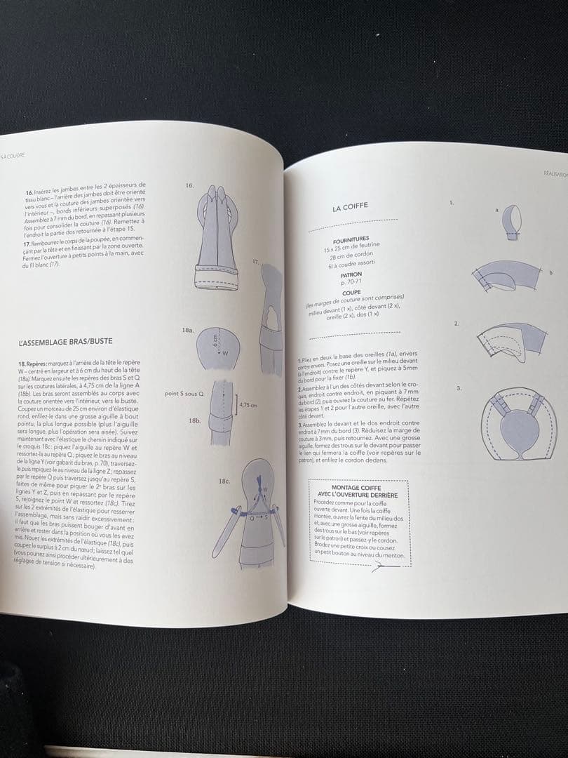 POUPÉE À COUDRE - ドールスタイリング本