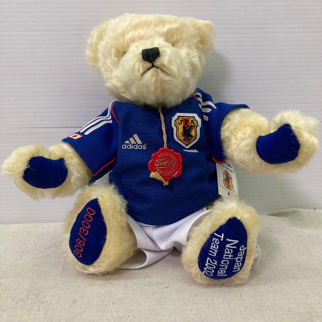 2002 サッカー 日本代表 ユニフォーム　テディベア ぬいぐるみ ハーマン社