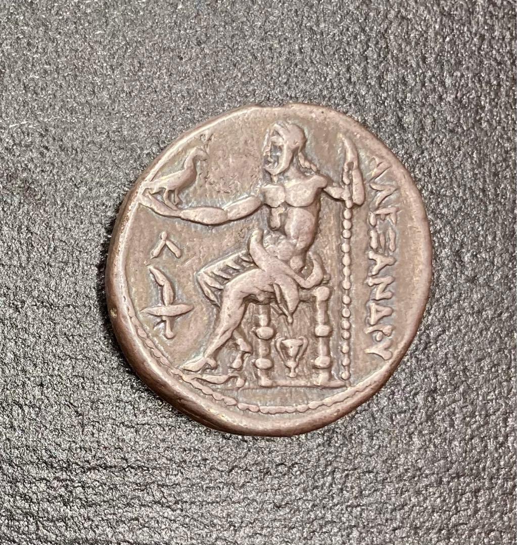 古代ギリシャ　アレクサンダー大王　テトラドラクマ銀貨‼︎/ローマ　デナリウス