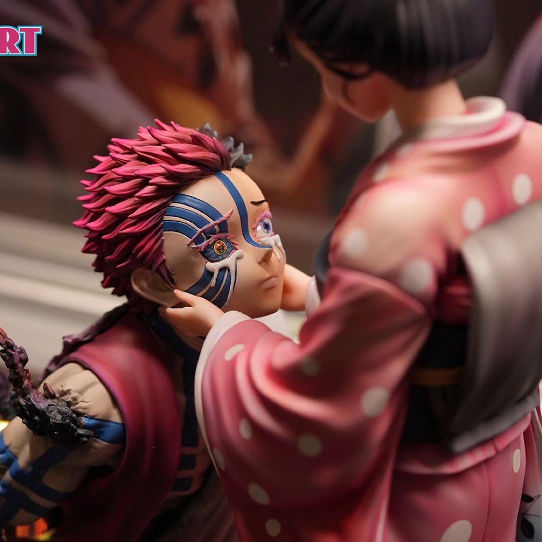 鬼滅の刃 猗窩座 恋雪 フィギュア ガレージキット