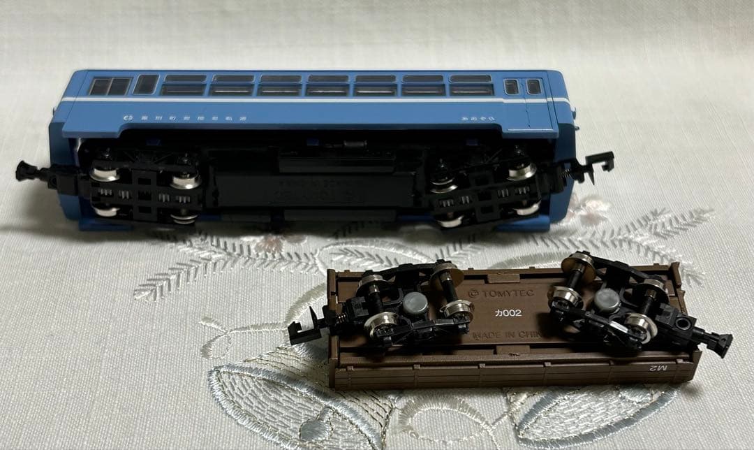 最終ナローゲージ　富別簡易軌道　自走客車/ディーゼル機関車＋セット4点　動力化済