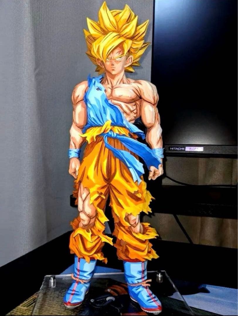 リペイント　ドラゴンボール　SMSP 超サイヤ人　孫悟空　2D 二次元彩色