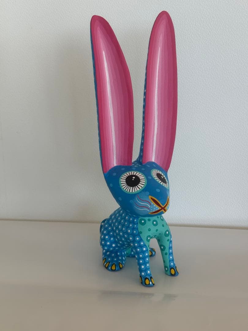 【一点物】オアハカの物語を宿す 双子アレブリヘ 兎1匹｜Luis Garcias