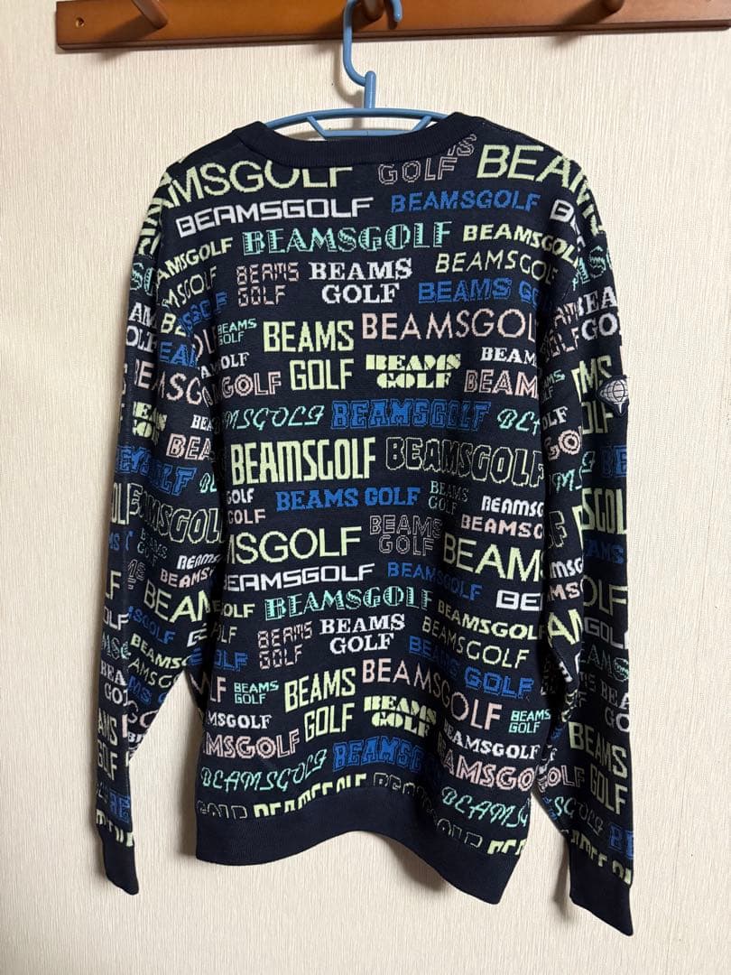中古 美品 サイズL ビームスゴルフ ニット セーター