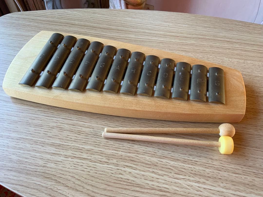 2.5万円 知育玩具 アウリス シェルズ グロッケン 12音 ダイヤトニック