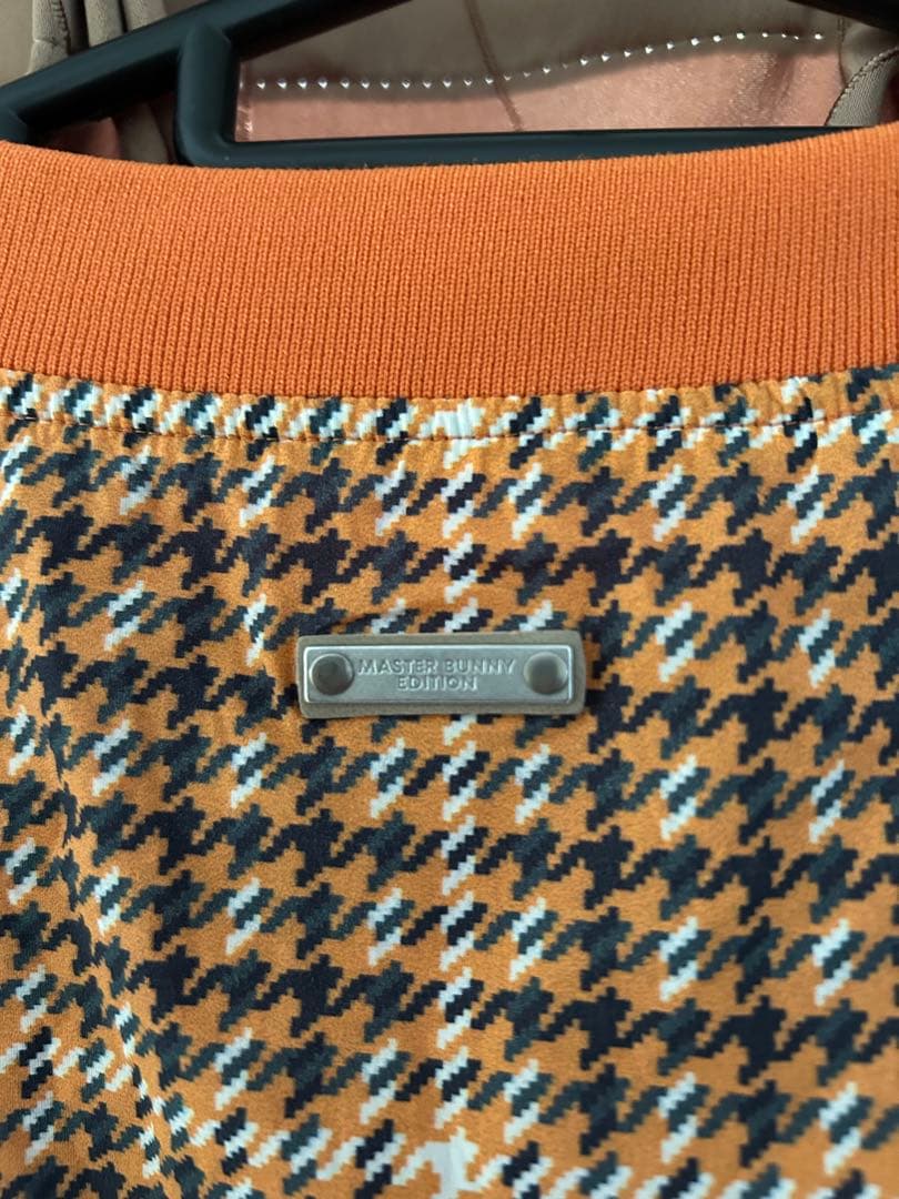 め*か様 マスターバニーエディション 千鳥柄 オレンジ系 サイズ5