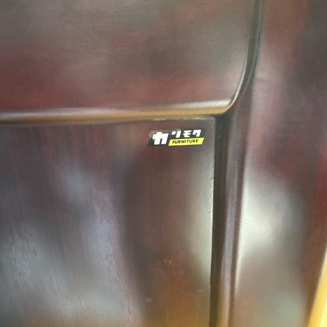 う*ー様 希少 オールドカリモク 両袖デスクセット 書斎デスク　アンティーク　文