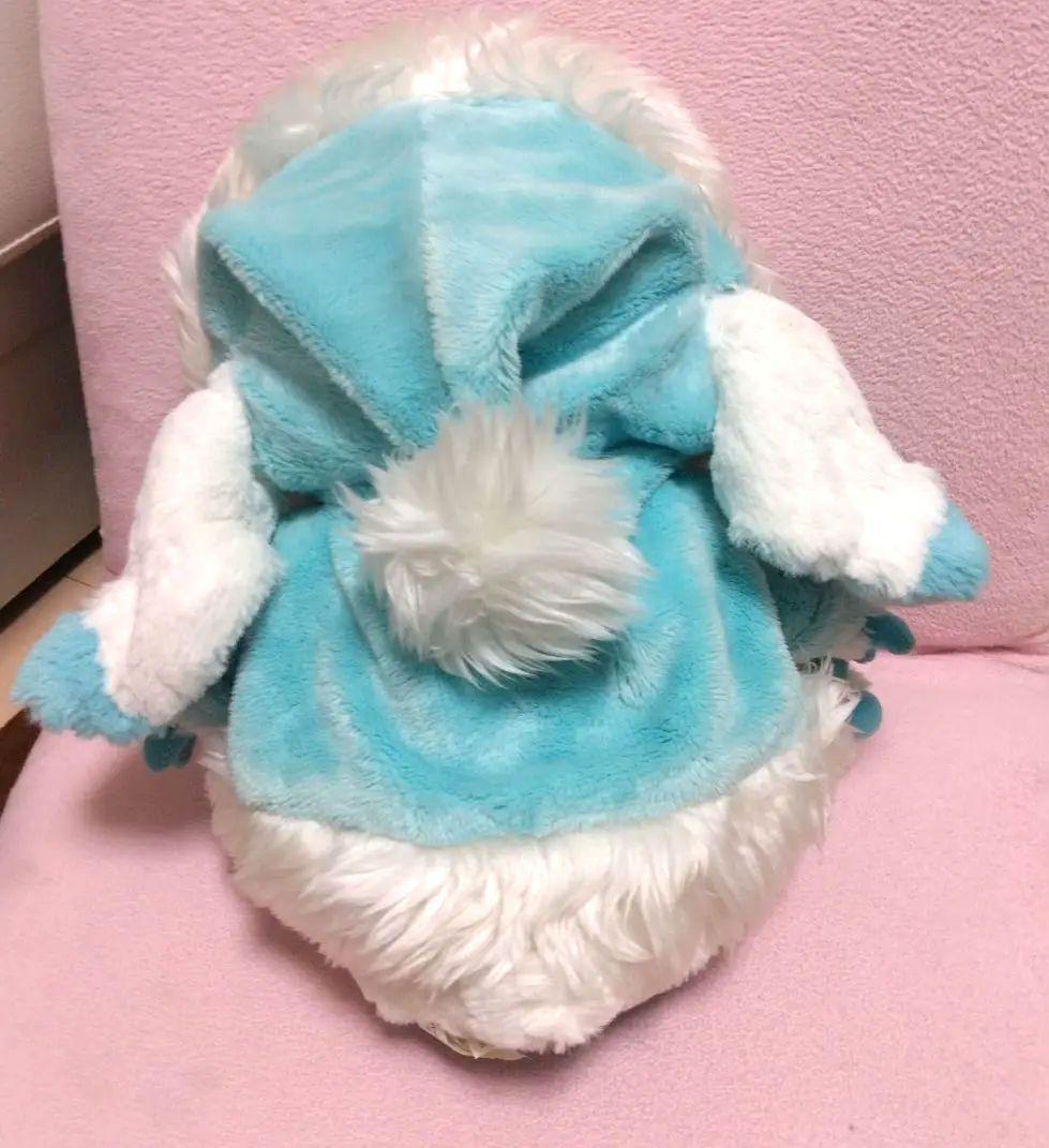 新品同様★フード付きステッチぬいぐるみ 約30cm