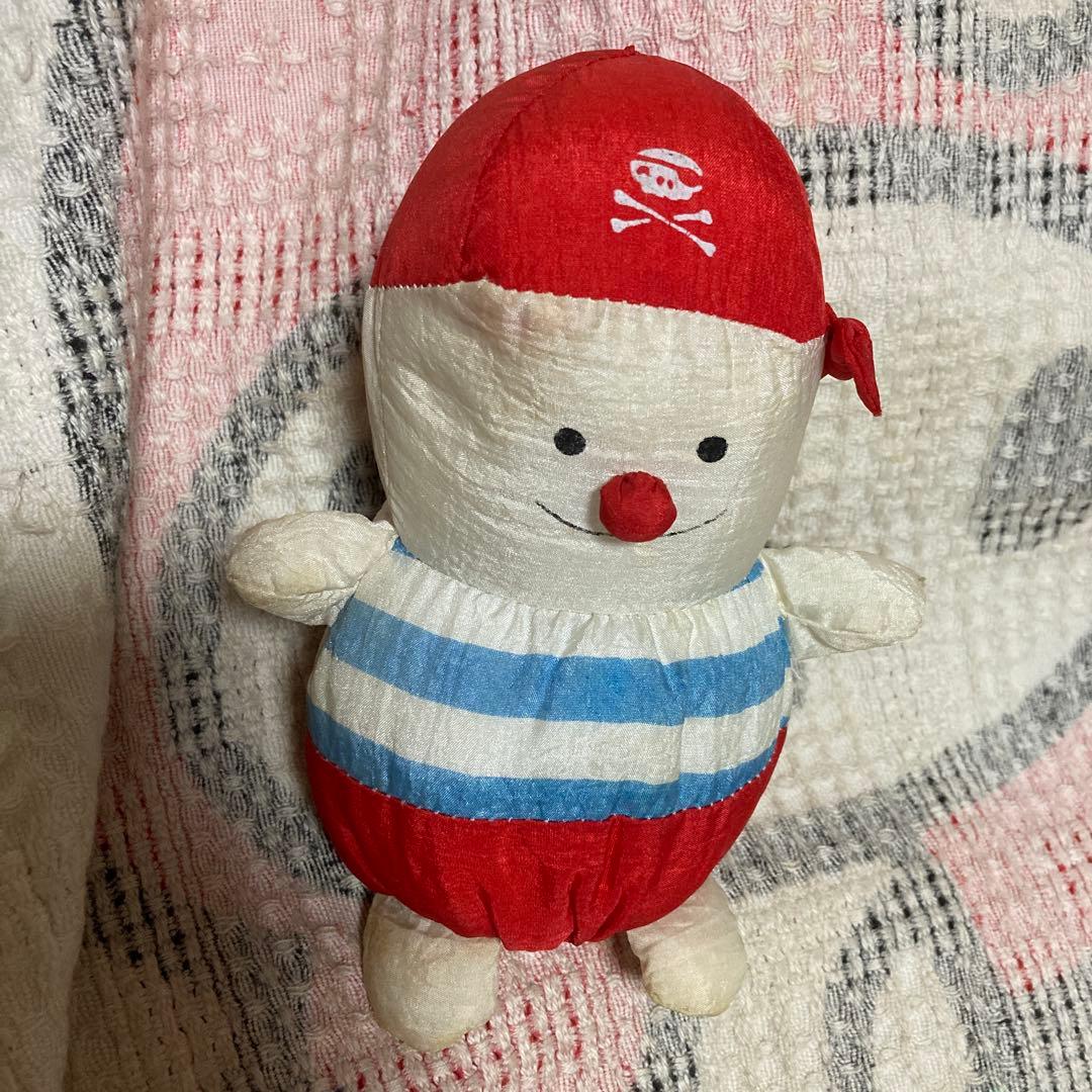 昭和レトロ　セキグチ　フラッフィーバルーン　海賊　ぬいぐるみ　中古品