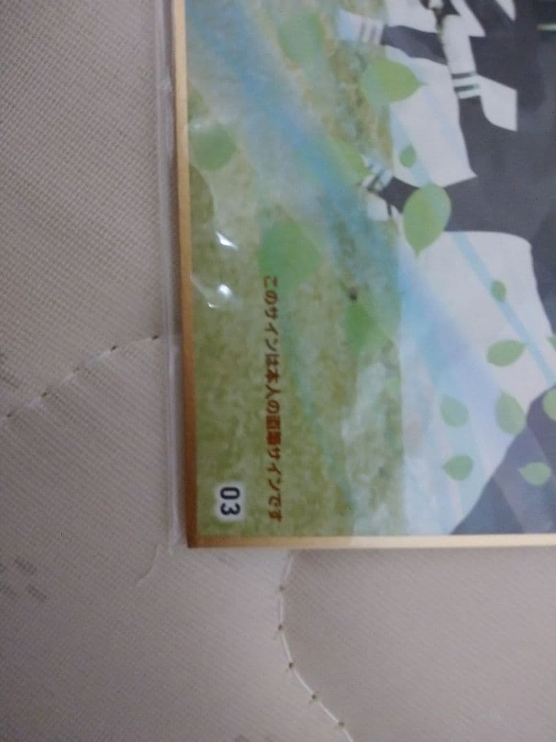 クリストフ、ルメール 直筆 サイン色紙