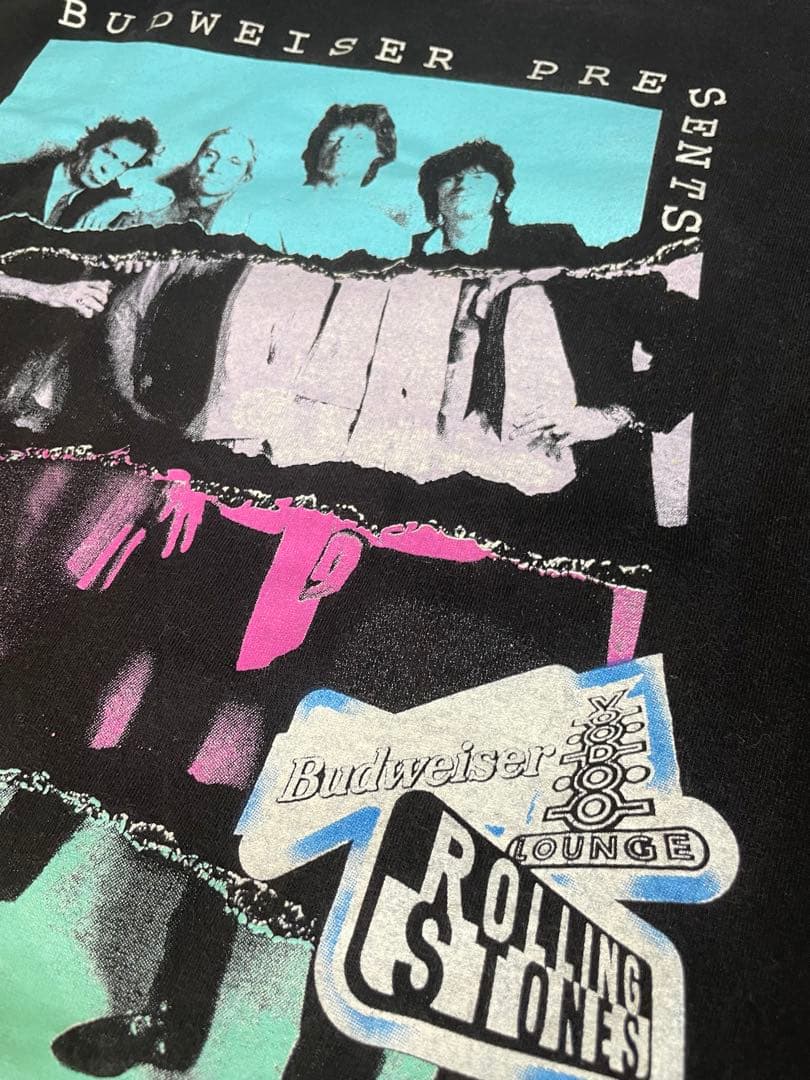 ローリングストーンズ➕バドワイザー◼️90sビンテージ・Tシャツ◼️USA製オールド