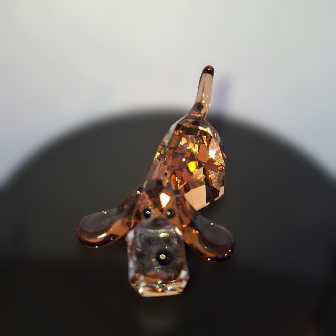 SWAROVSKI スワロフスキー　バセットバウンド　犬　置物