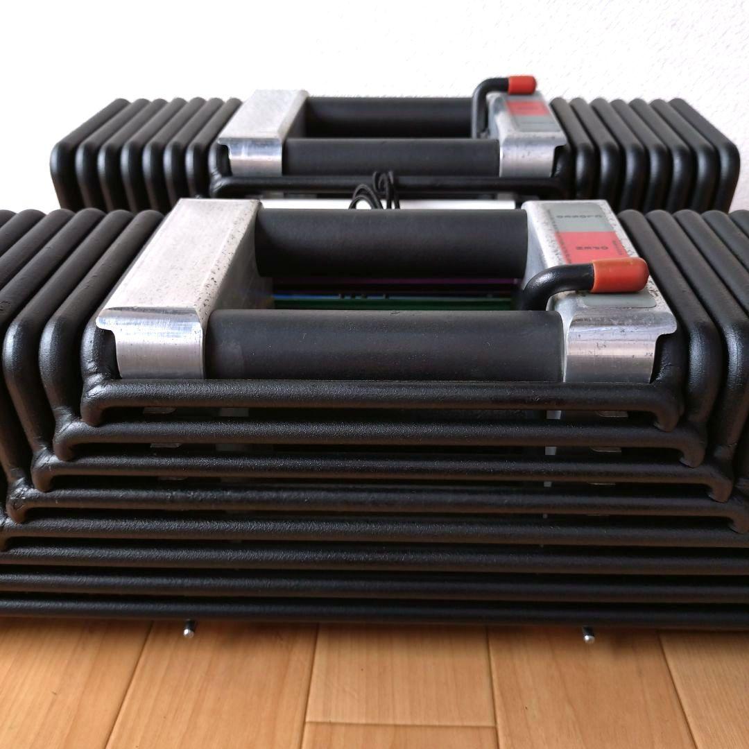 ②幻の初代 POWERBLOCK 43kg アルミ削り出しハンドル 計86kg