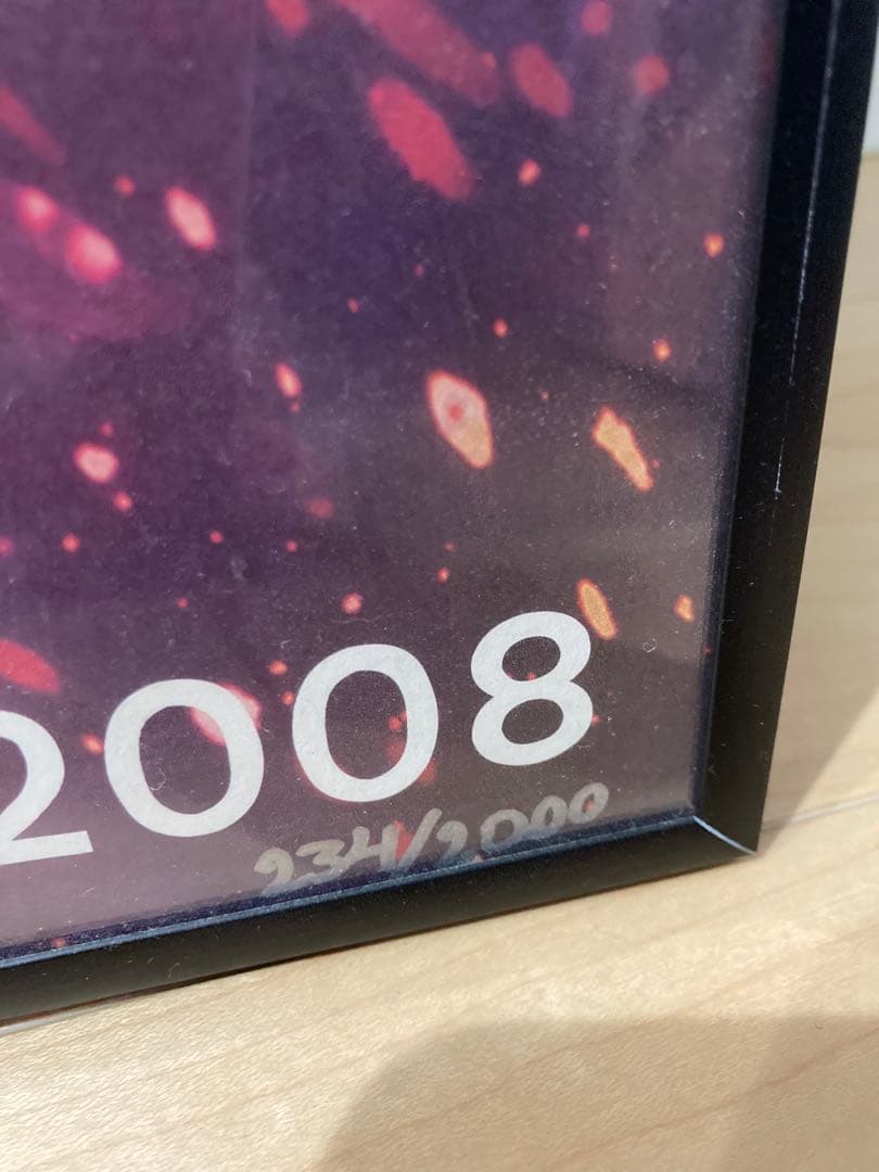 RADIOHEAD JAPAN TOUR 2008 ツアー限定ポスター額付き