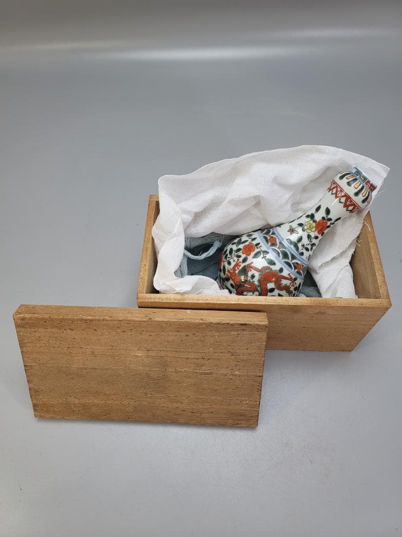 中国美術 萬暦赤絵 瓶 骨董品