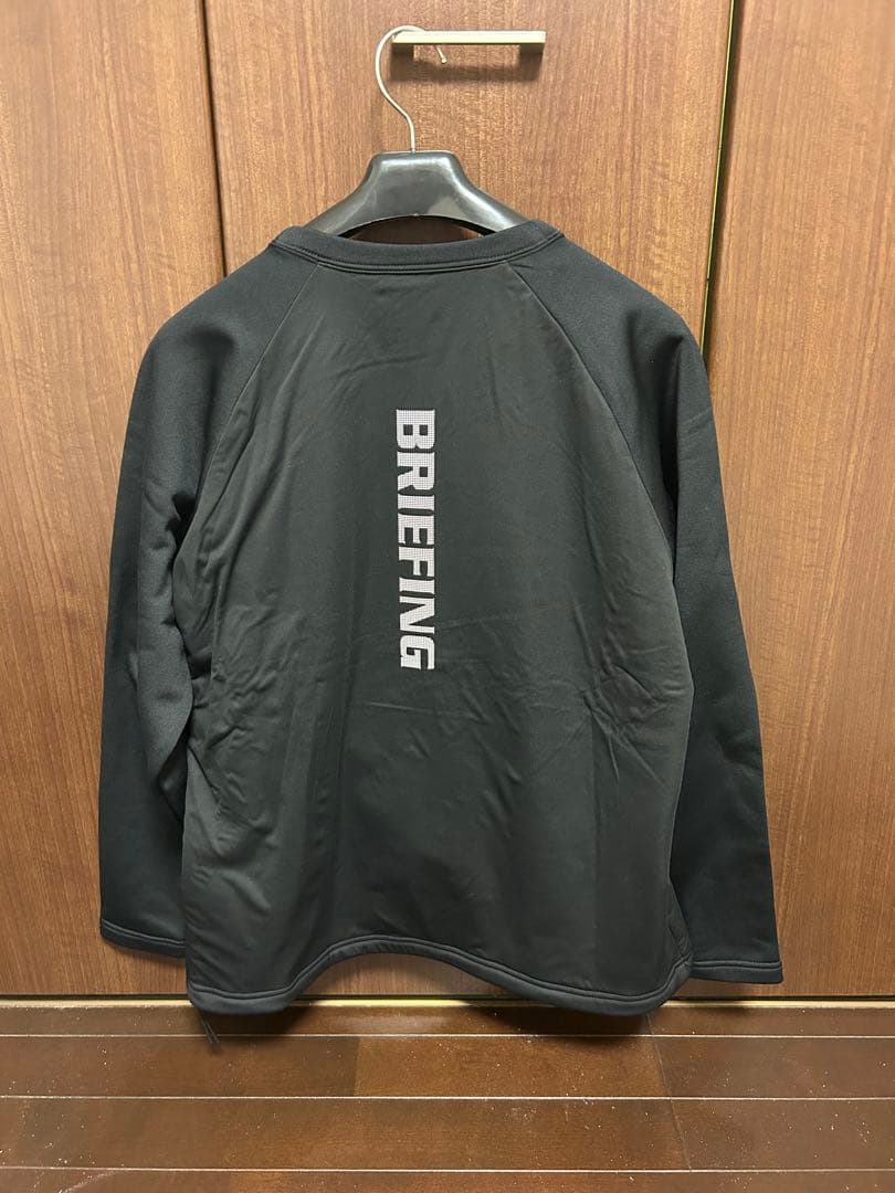 BRIEFING ブリーフィング　Mサイズ ブラック　トレーナー長袖　新品未使用