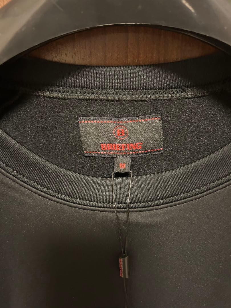BRIEFING ブリーフィング　Mサイズ ブラック　トレーナー長袖　新品未使用