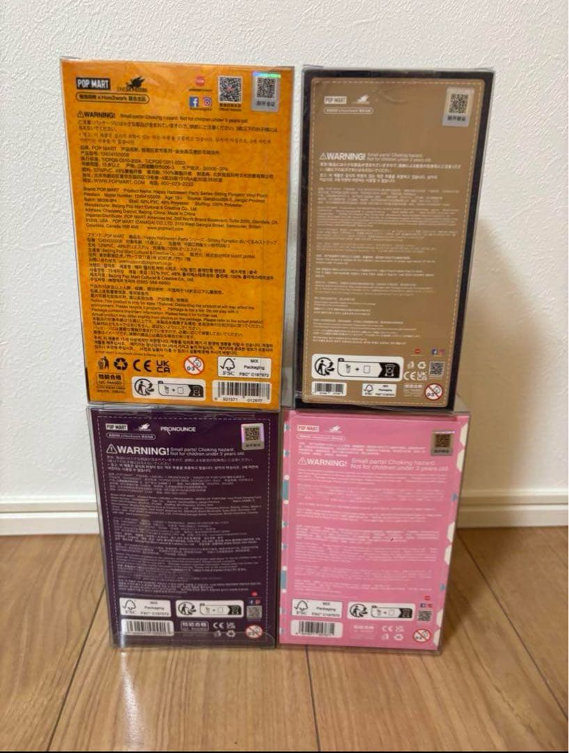 【値下げ，匿名配送】POPMART ラブブThe Monsters セット4点