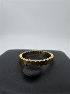 《日本製18金》K18ゴールド 六角形リング1.26g 9号 即日発送