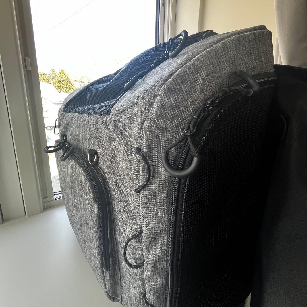 【Air Buggy】エアバギー バックパックキャリー　ワイド　リュック　グレー