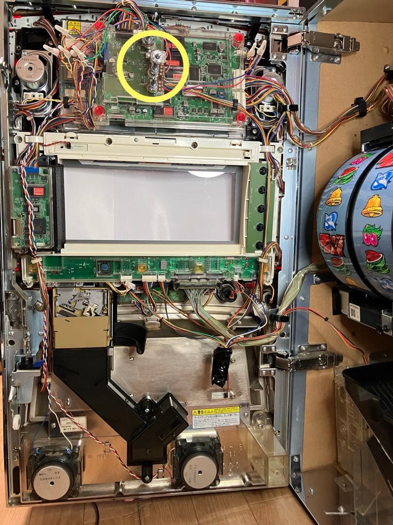 【送料無料】パチスロ 初代エウレカセブン 不要機 データカウンター付 実機