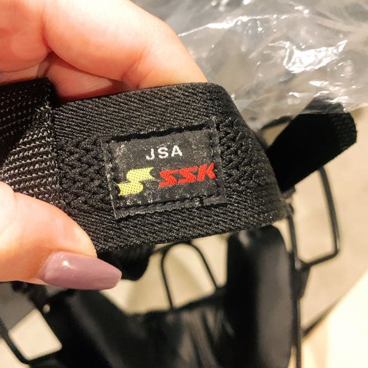 美品　キャッチャー　マスク　ssk 防具　審判　ソフトボール