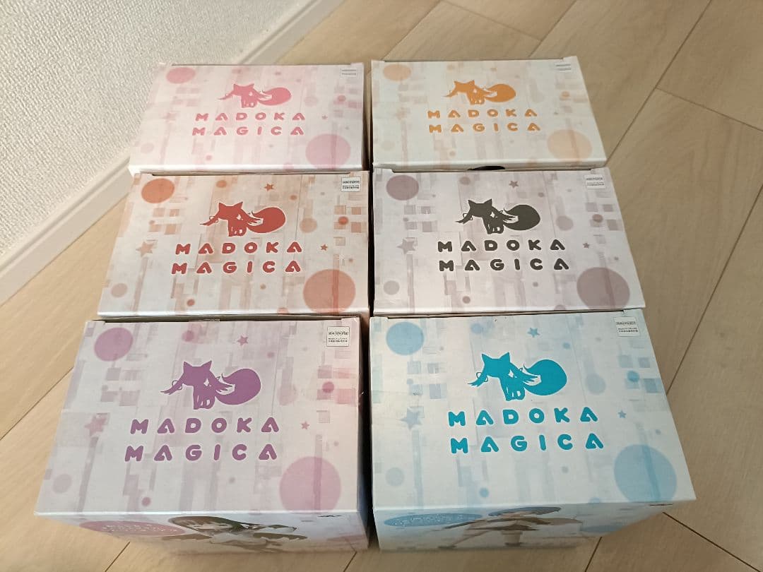 まどか☆マギカ 可動式フィギュア 6体セット
