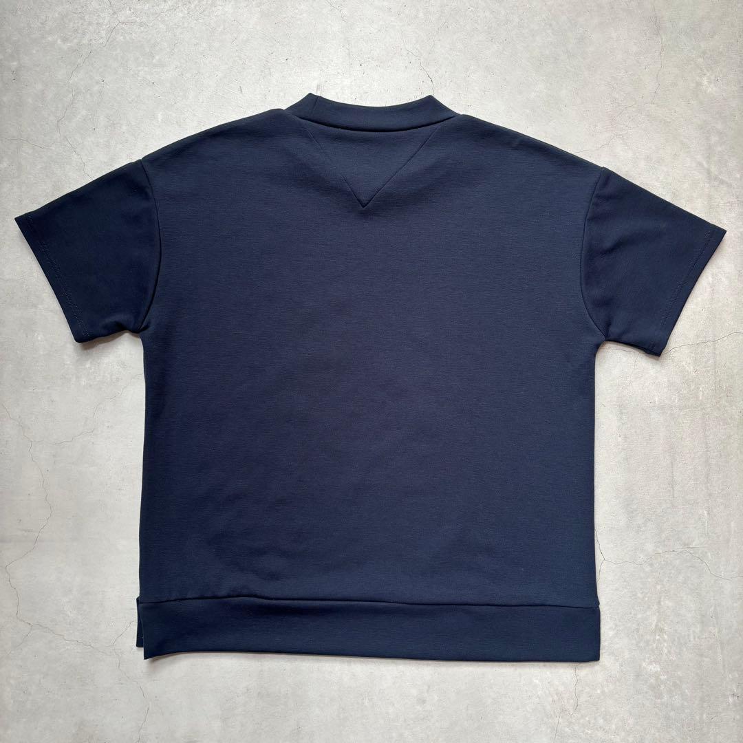 【美品】  GOLF 半袖モックネックシャツ ロゴ