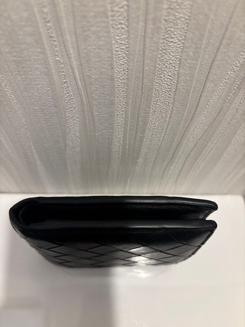 ボッテガ　BOTTEGA VENETA 二つ折り財布　ケース付き ブラック