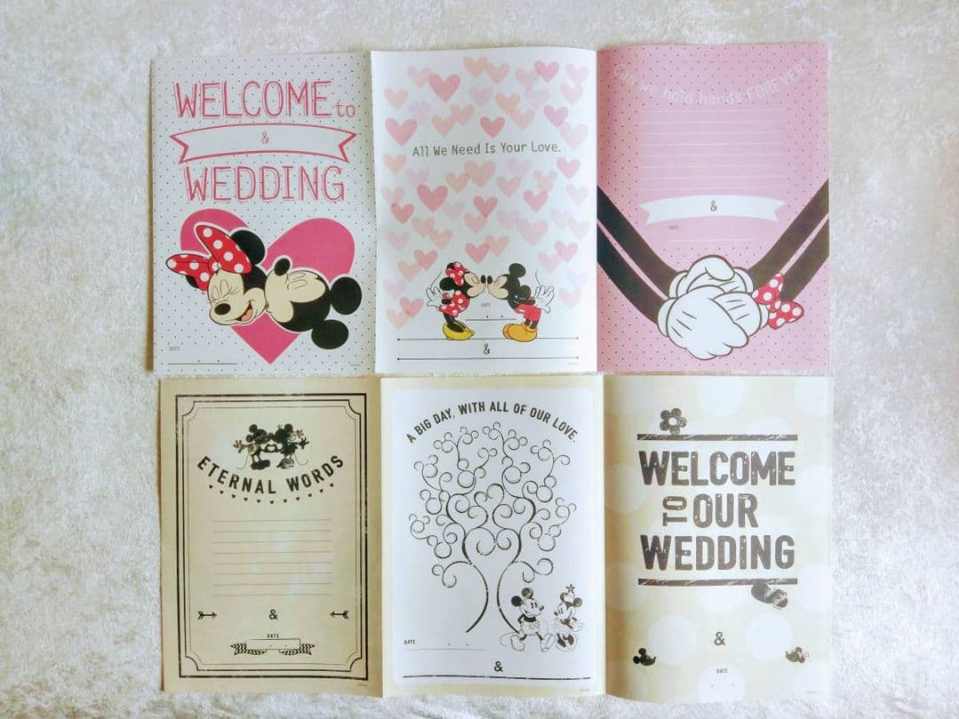 【希少】ミッキー&ミニーのディズニー婚姻届&ウエディンググッズ11点セット