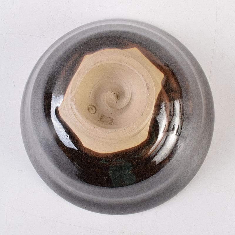 茶道具　上野焼　十五代　熊谷紅陽作　茶碗　堀内宗完(兼中斎)極め箱　VR9097