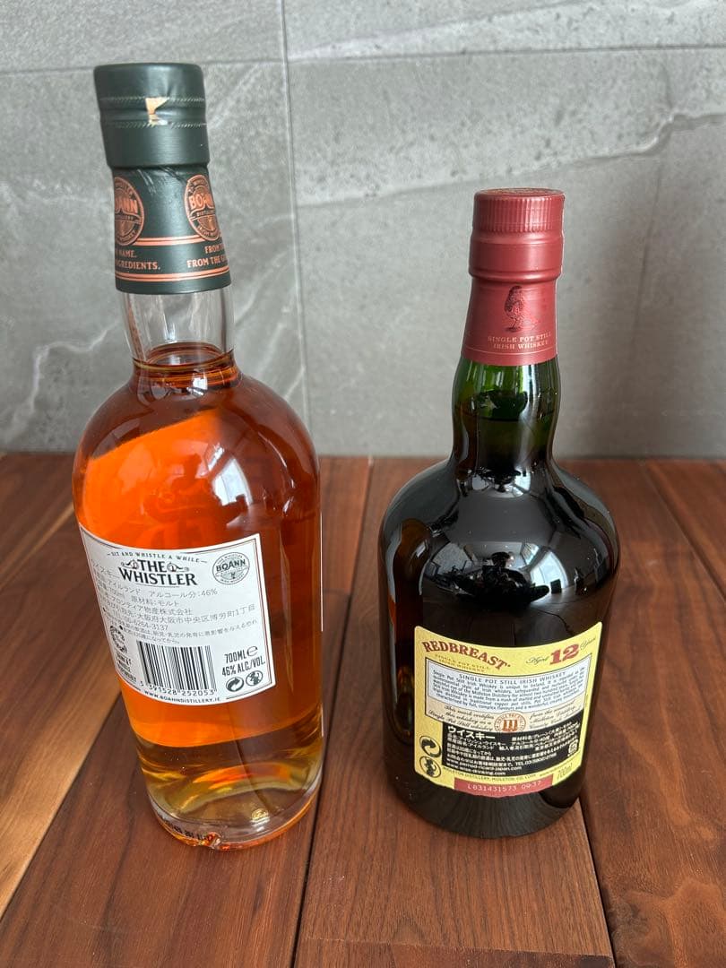 ザ・ホイッスラー 10年 レッドブレスト12年　2本セット　アイリッシュ