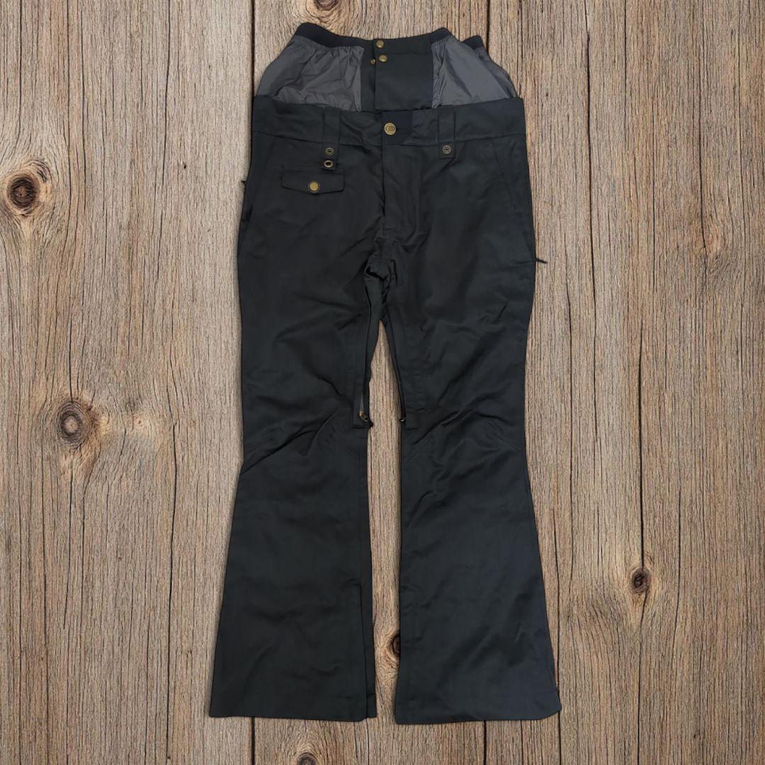 BONFIRE スノーボードウェア 上下セット チェック柄 内側ビニール破れ